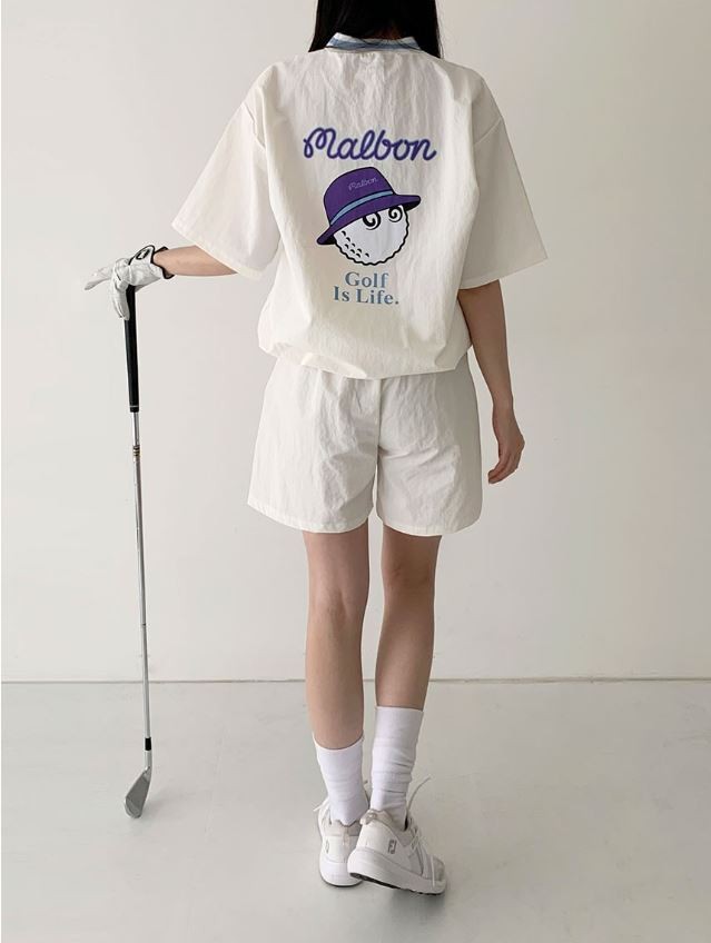 말본[MALBON] 빅로고아노락반팔세트