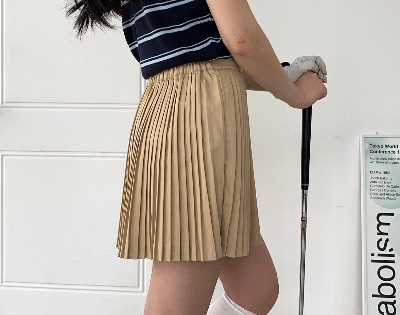 말본[MALBON] 허리밴딩주름스커트