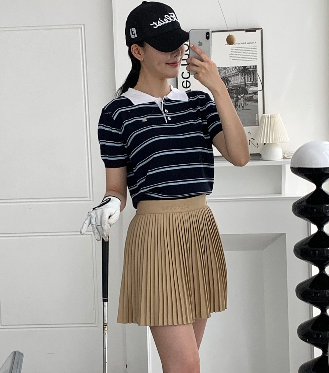 말본[MALBON] 허리밴딩주름스커트