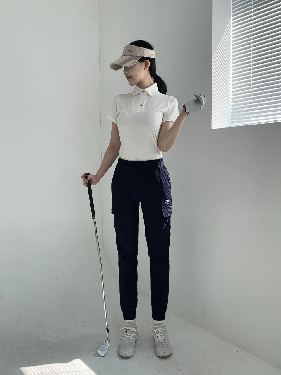 말본[MALBON] 카고포켓밴딩팬츠