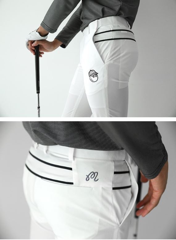 말본[MALBON] 두줄옆로고팬츠