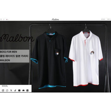 말본[MALBON] 쿨링 레이어드 카라티