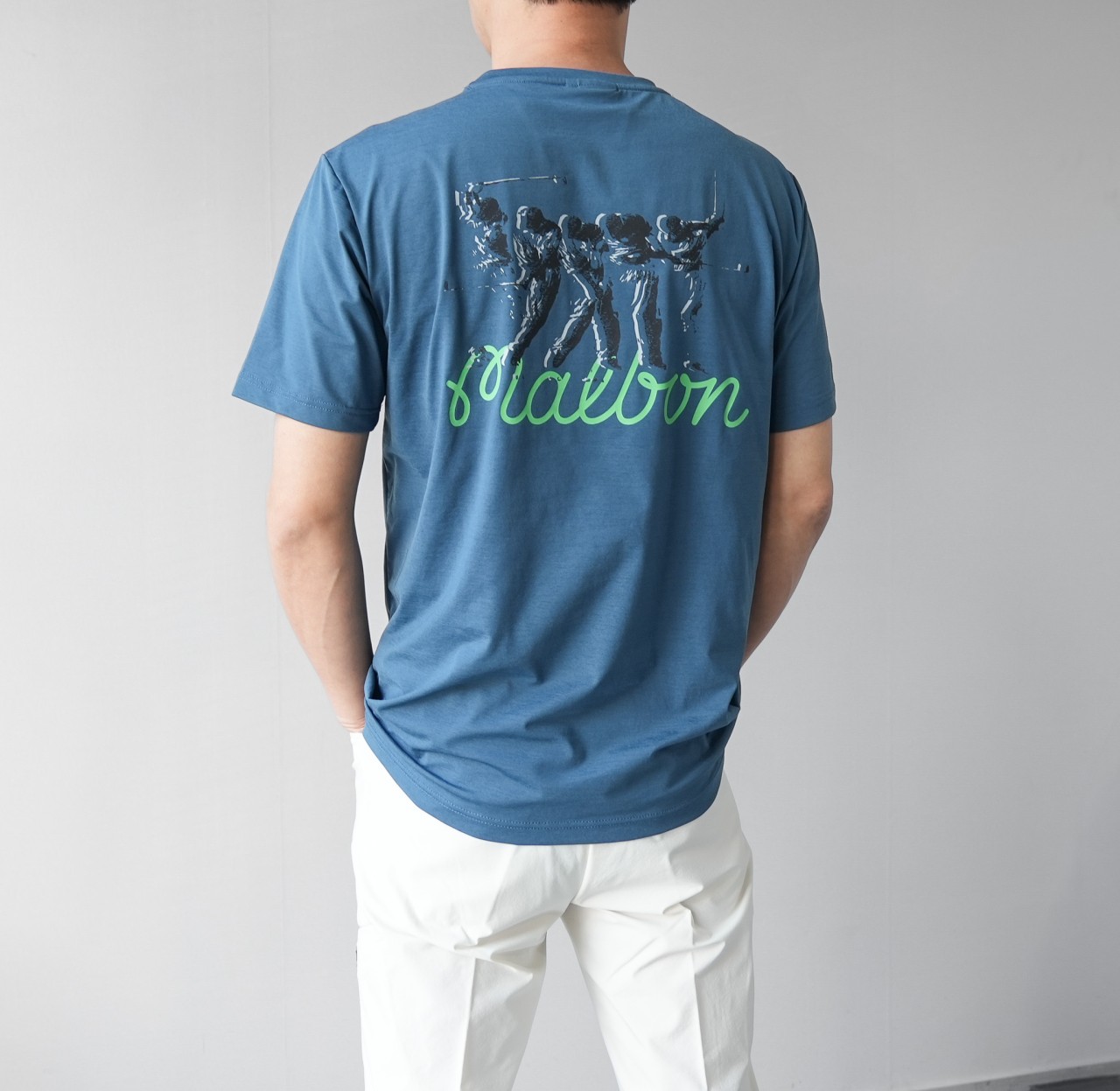 말본[MALBON]	남여공용 베이직 버킷 라운드 티셔츠