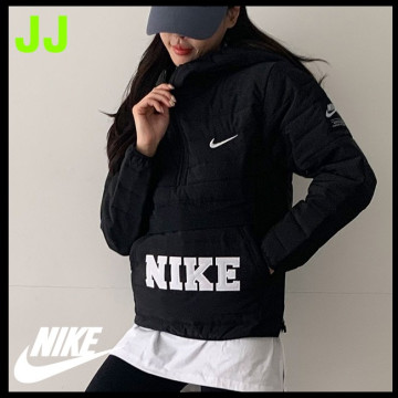 [나이키] 후드패딩반집업