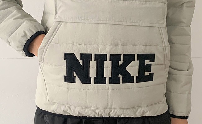 [나이키] 후드패딩반집업